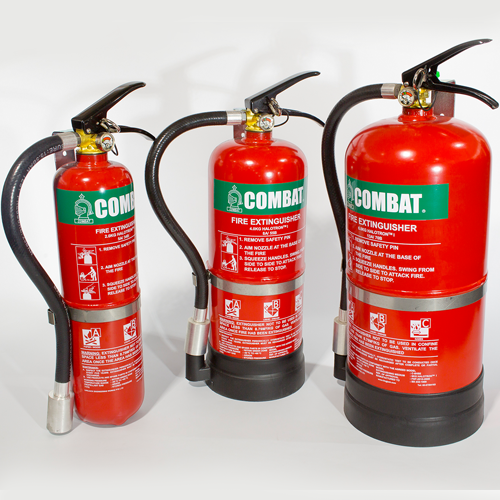 Halotron shop fire extinguisher